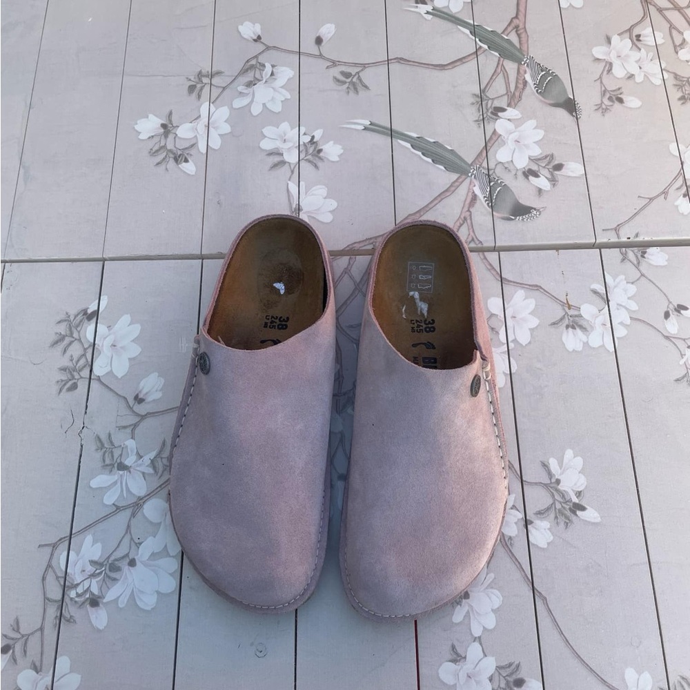 Birkenstock Mauve Suede Sandals